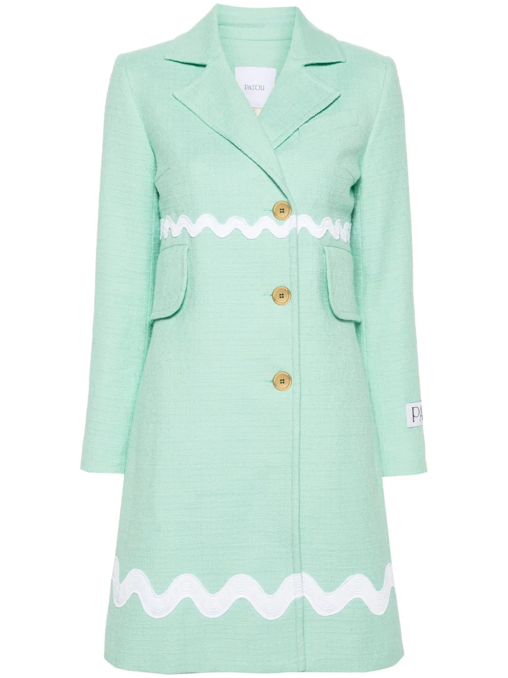 Wave Tweed Coat