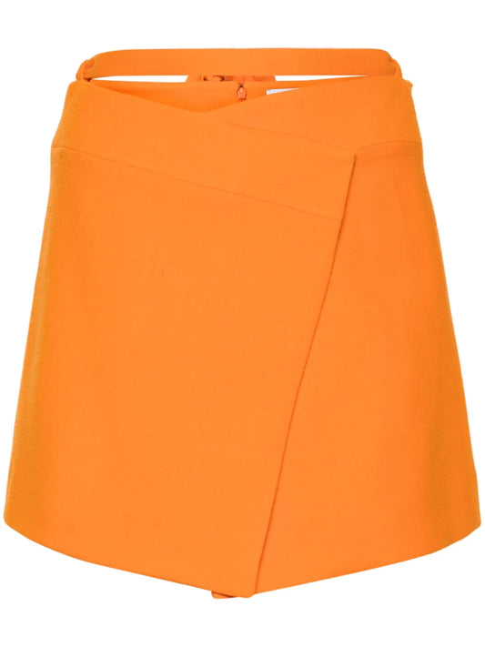 Wraparound Mini Skirt
