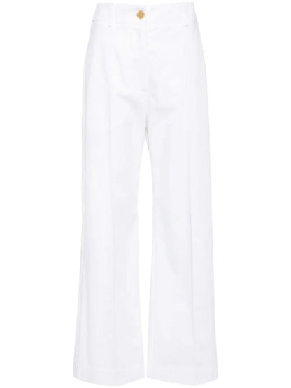 Iconic Wide-Leg Cotton Trousers
