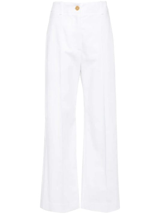 Iconic Wide-Leg Cotton Trousers