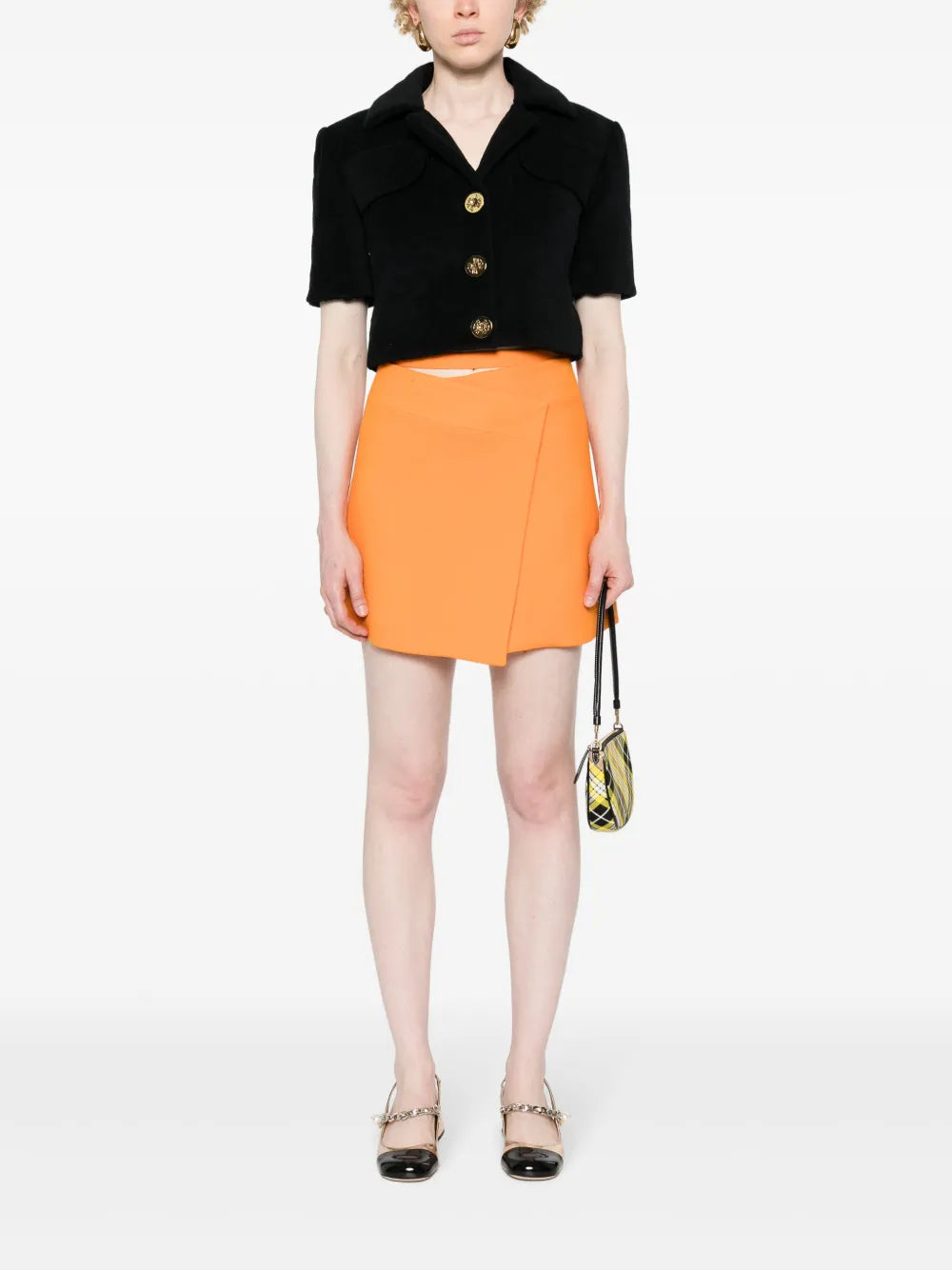 Terry-Cloth Cropped Jacket