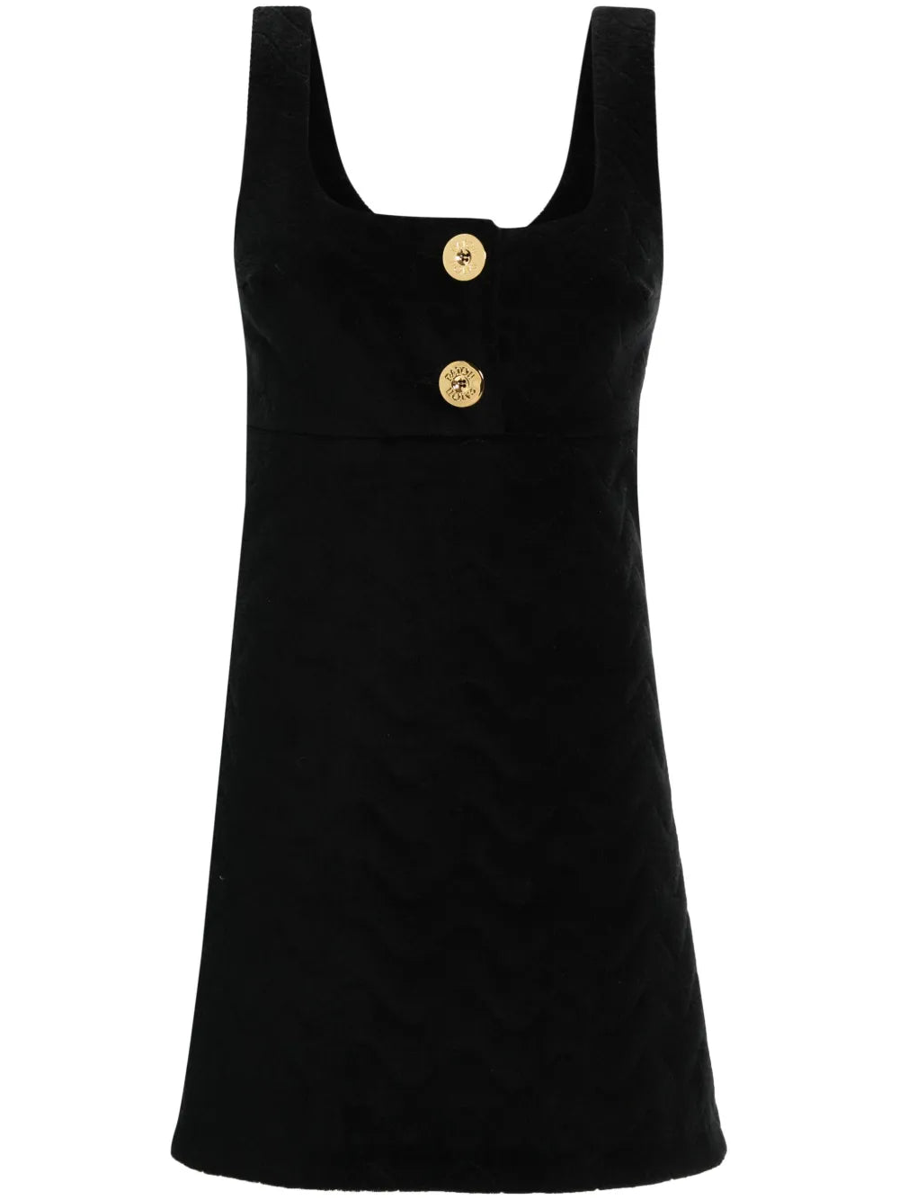 Quilted Cotton Mini Dress