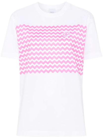 Waves Cotton T-Shirt