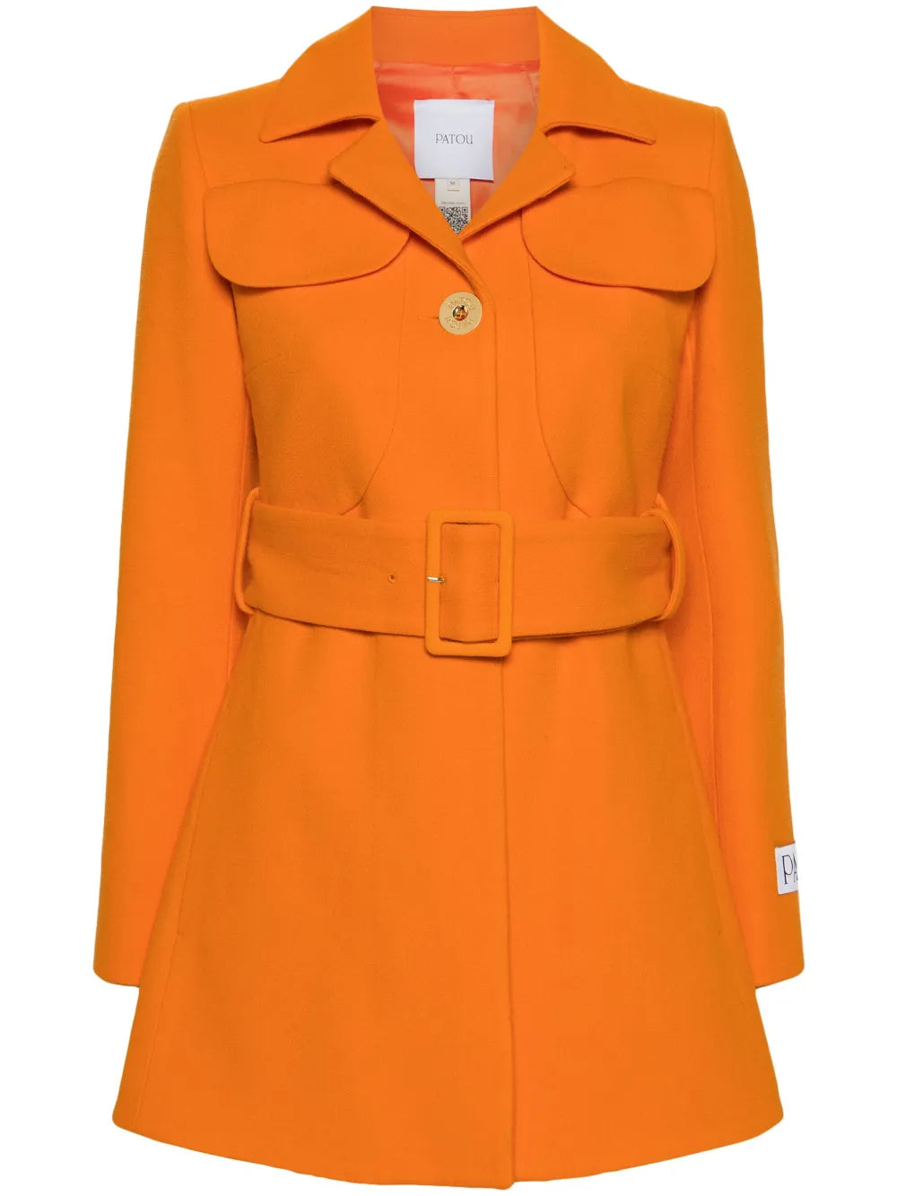 Belted Virgin Wool Blazer