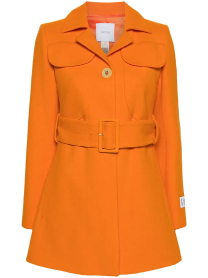 Belted Virgin Wool Blazer