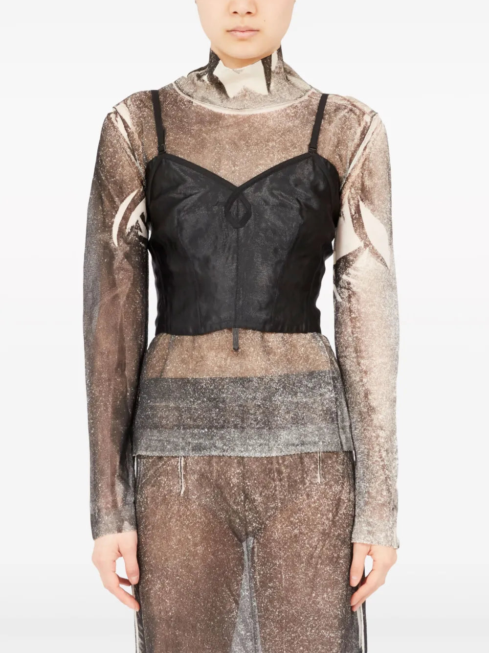 Metal Satin Vest Top