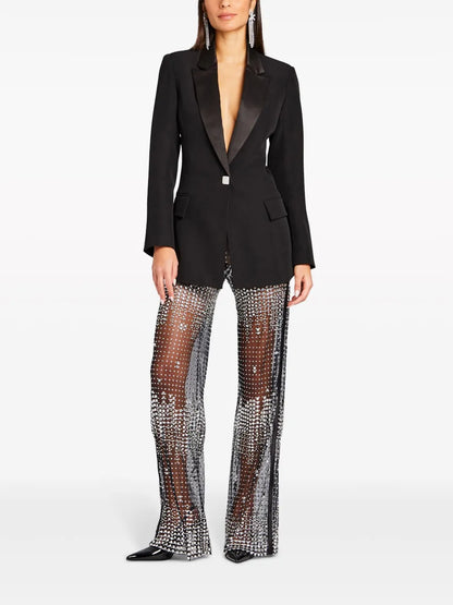 Vondra Sequin-Embellished Trousers