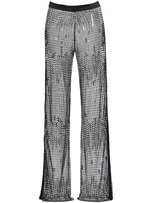 Vondra Sequin-Embellished Trousers