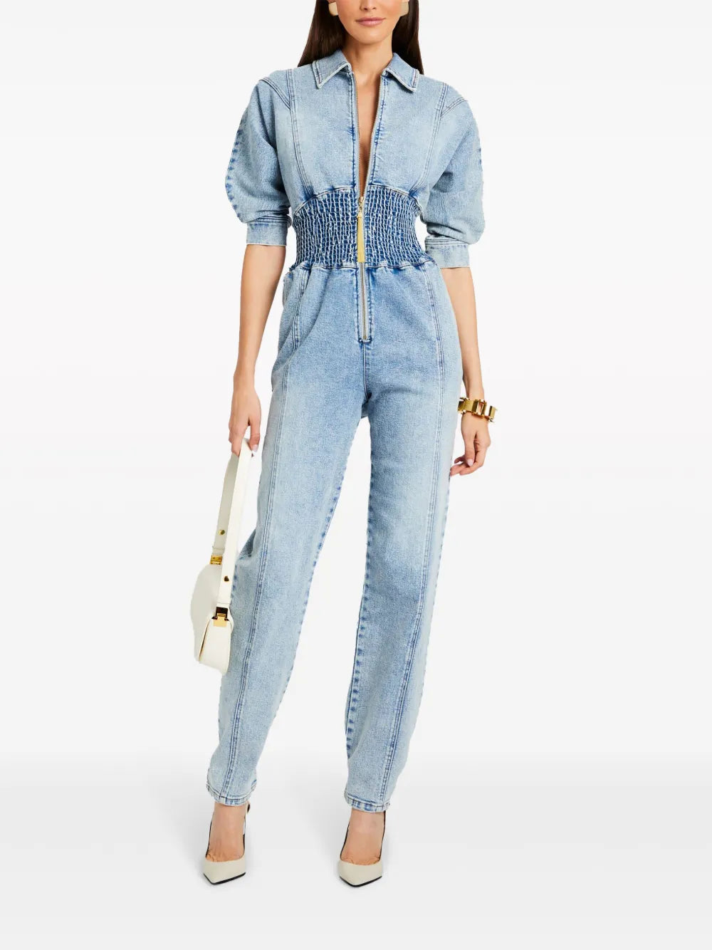 Ellis Cotton-Blend Jumpsuit
