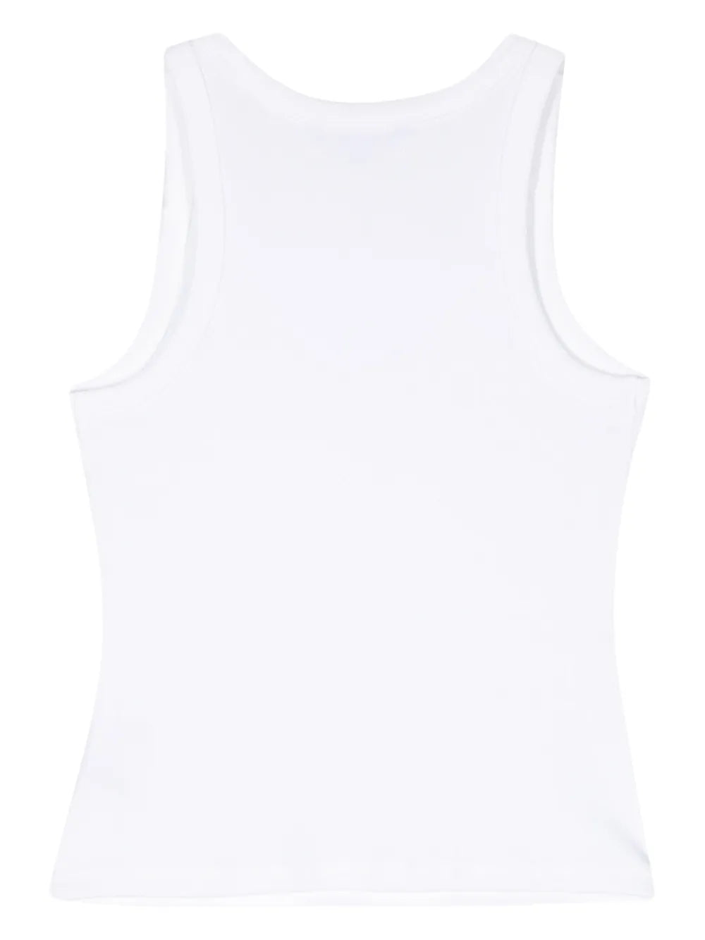Fine-Ribbed Knitted Tank Top