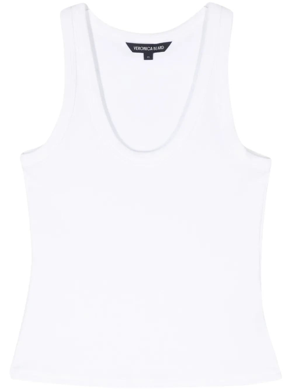Fine-Ribbed Knitted Tank Top