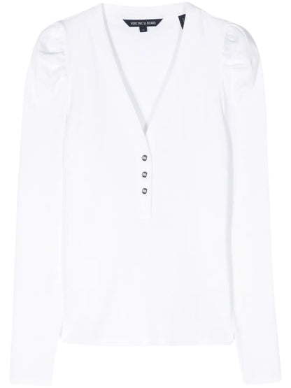 Long Puff Sleeves Top