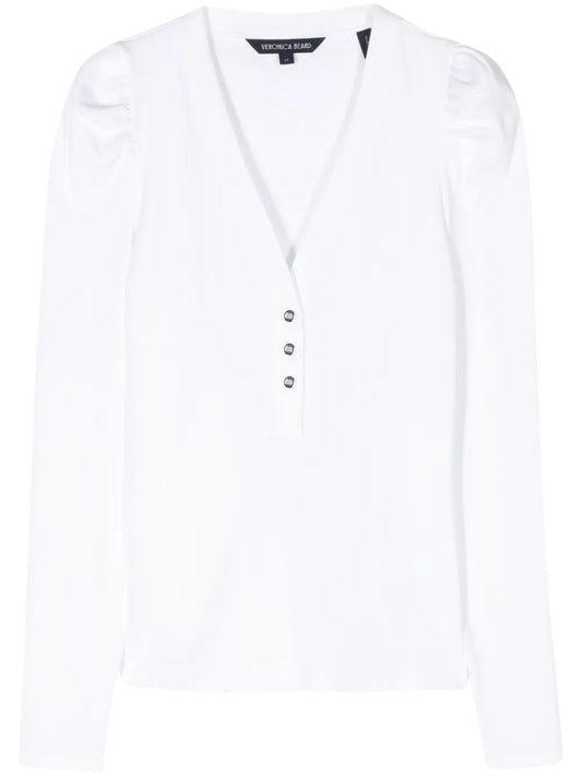 Long Puff Sleeves Top