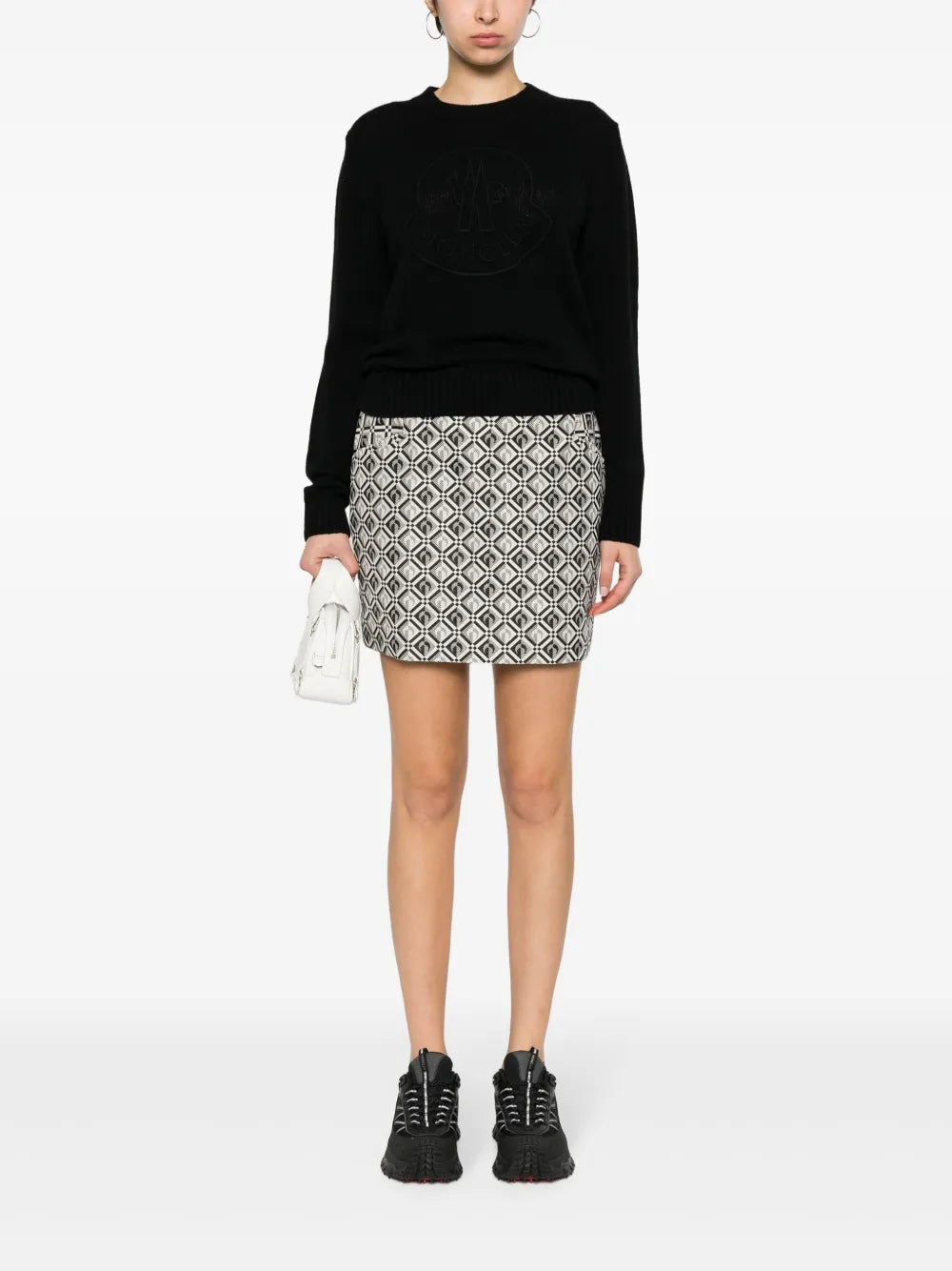 Embroidered-Logo Crew-Neck Jumper