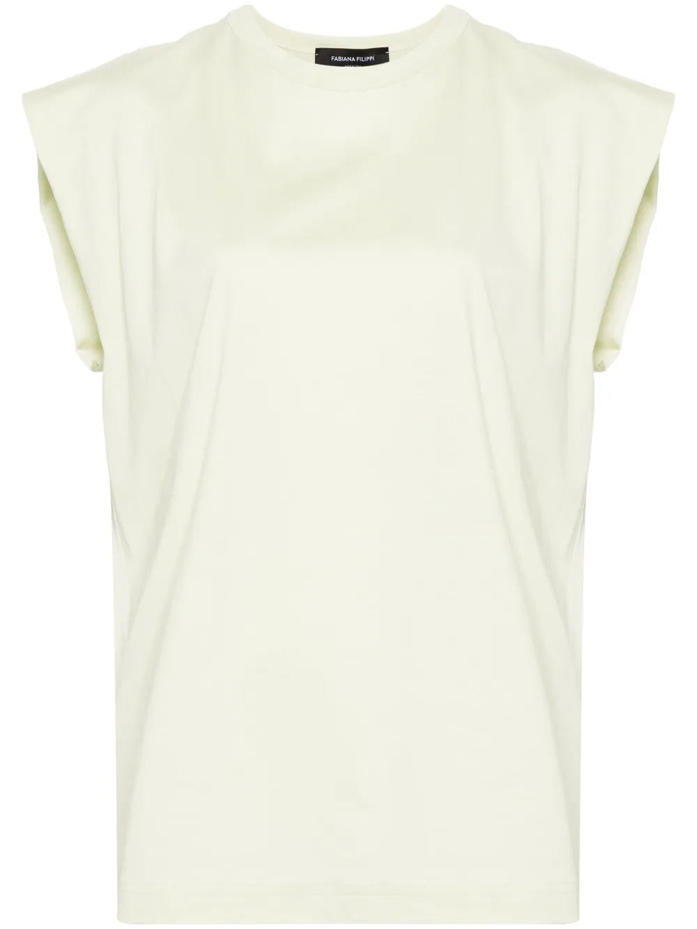 Sleeveless Cotton T-Shirt