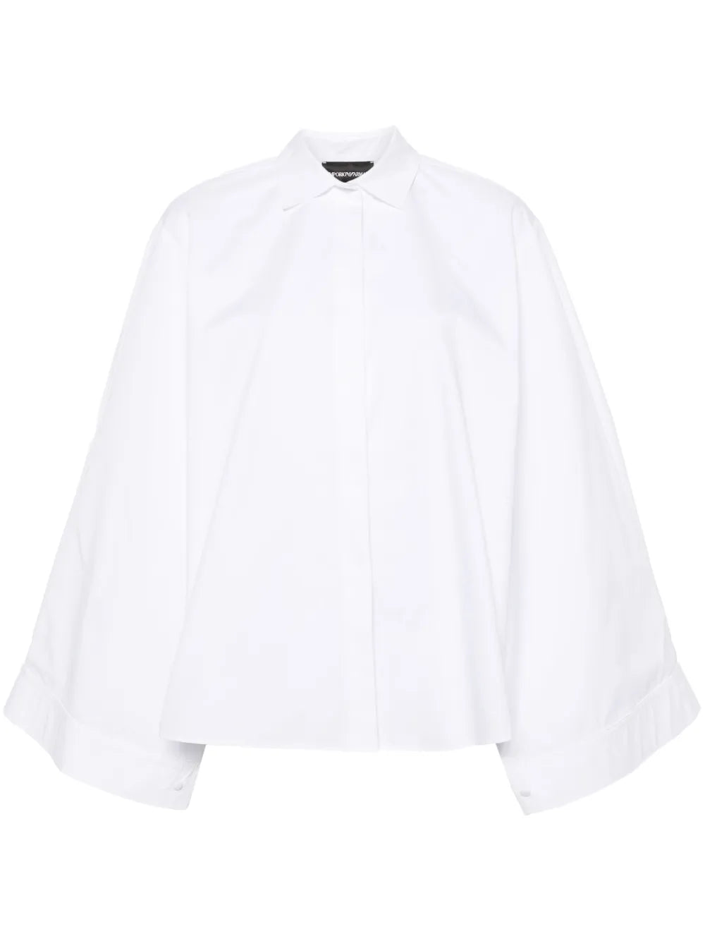 Pointed-Collar Cotton Shirt