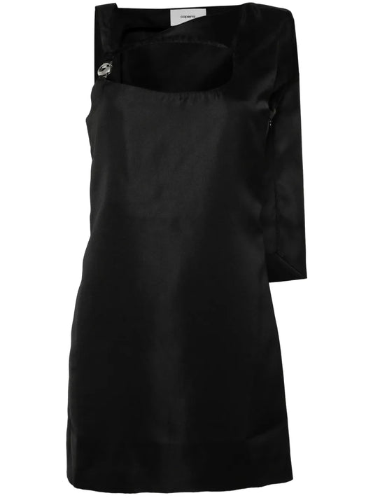 Cut-Out Cape-Effect Minidress