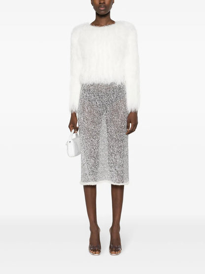 Fluffy-Knit Textured Jumper