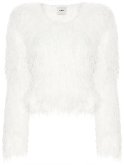 Fluffy-Knit Textured Jumper