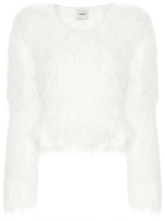 Fluffy-Knit Textured Jumper