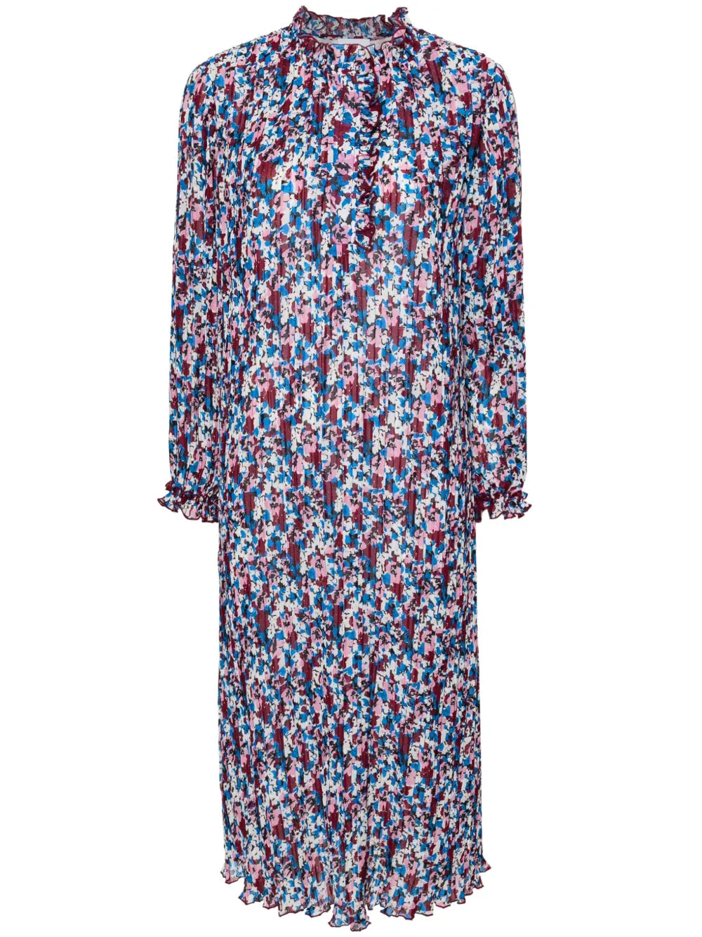 Georgette Pleated Midi Dress