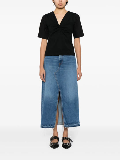 Ronelle Twist Cotton T-Shirt