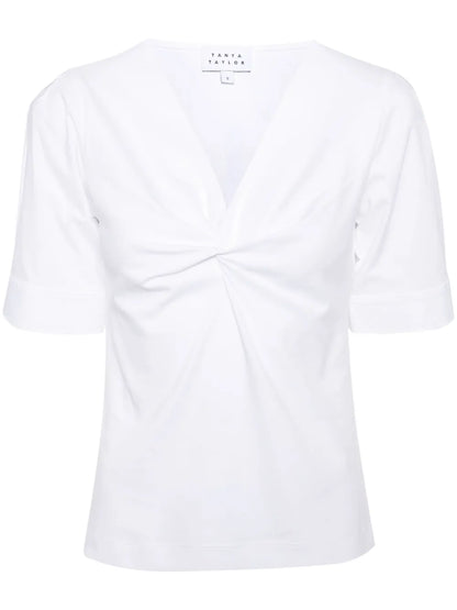 Ronelle Twist Cotton T-Shirt