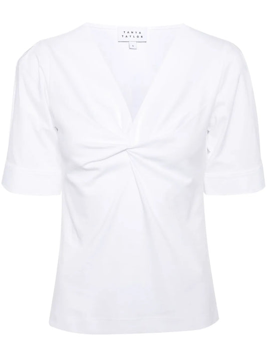 Ronelle Twist Cotton T-Shirt