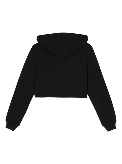Cotton Cropped Hoodie