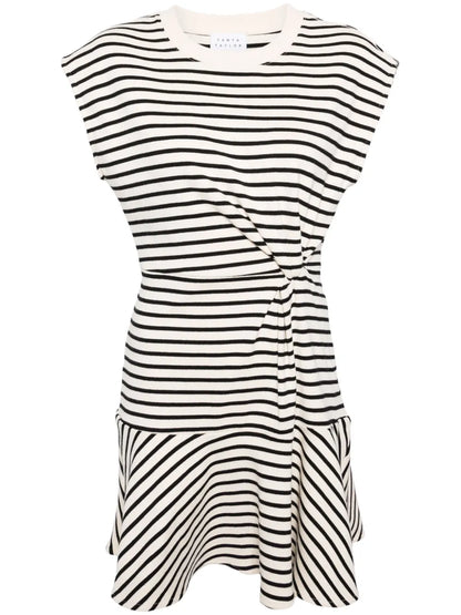 Maeve Striped Flared Dress
