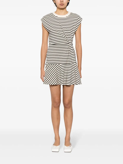 Maeve Striped Flared Dress