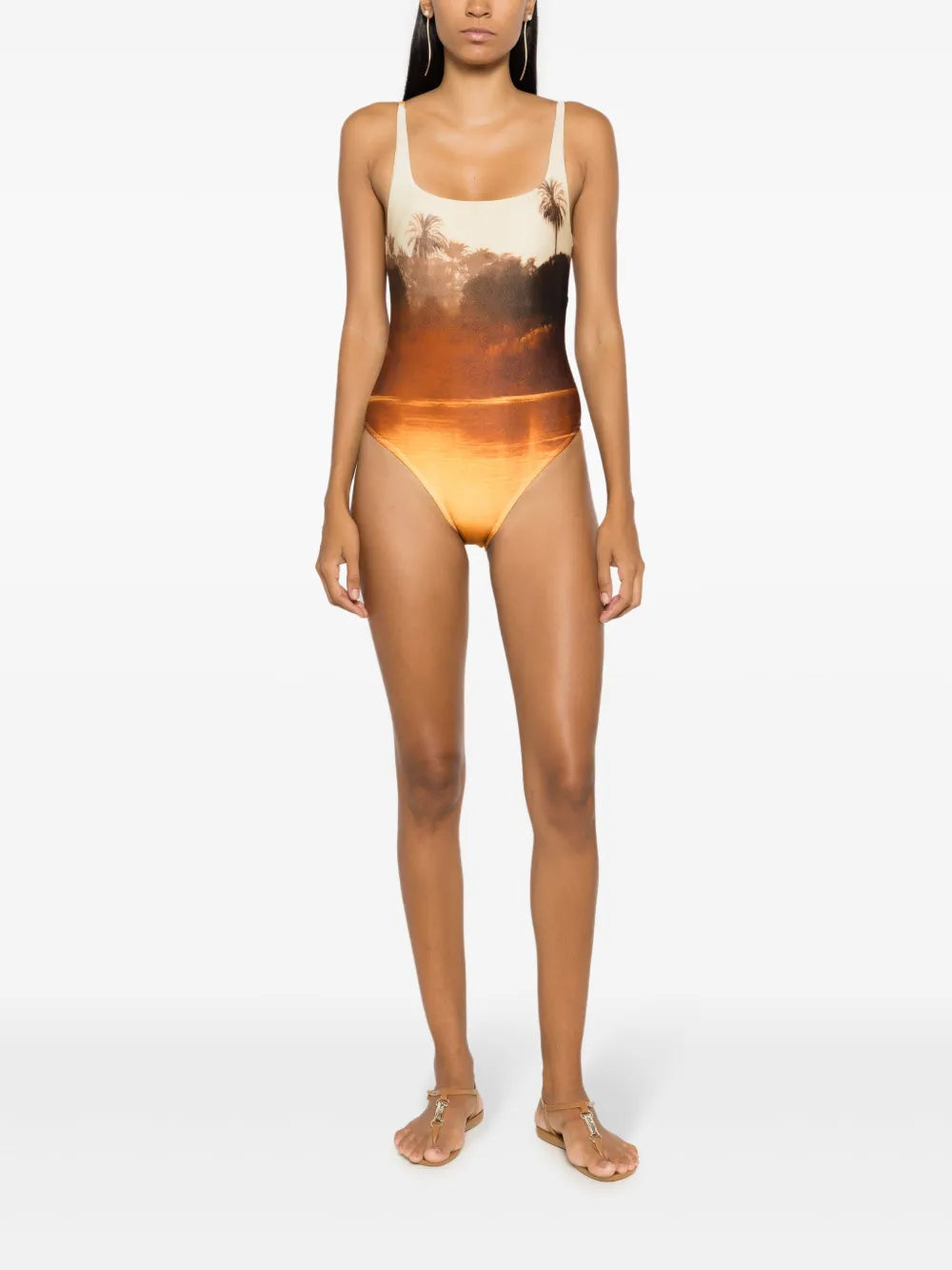 Graphic-Print Swimsuit
