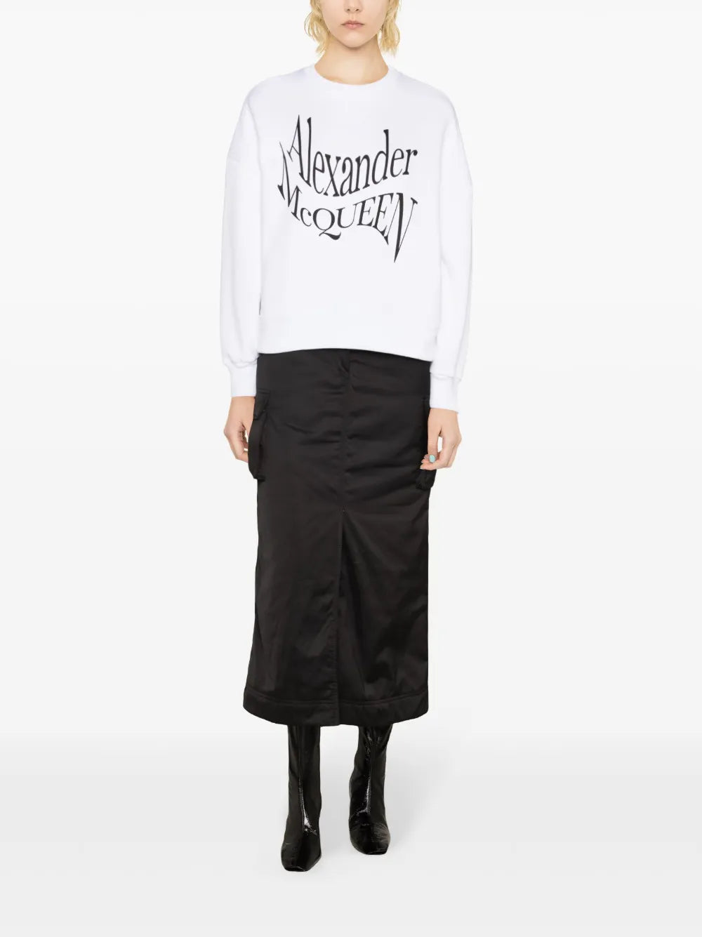 Logo-Print Cotton Sweatshirt