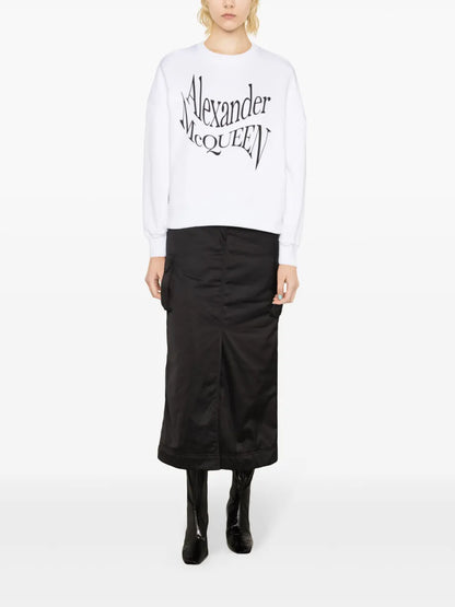 Logo-Print Cotton Sweatshirt