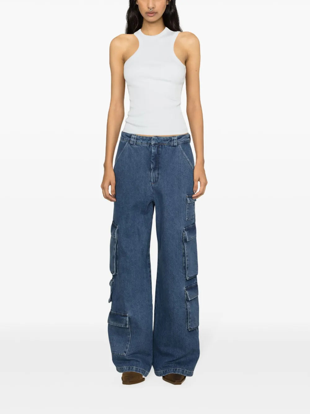 Roam Wide-Leg Cargo Jeans