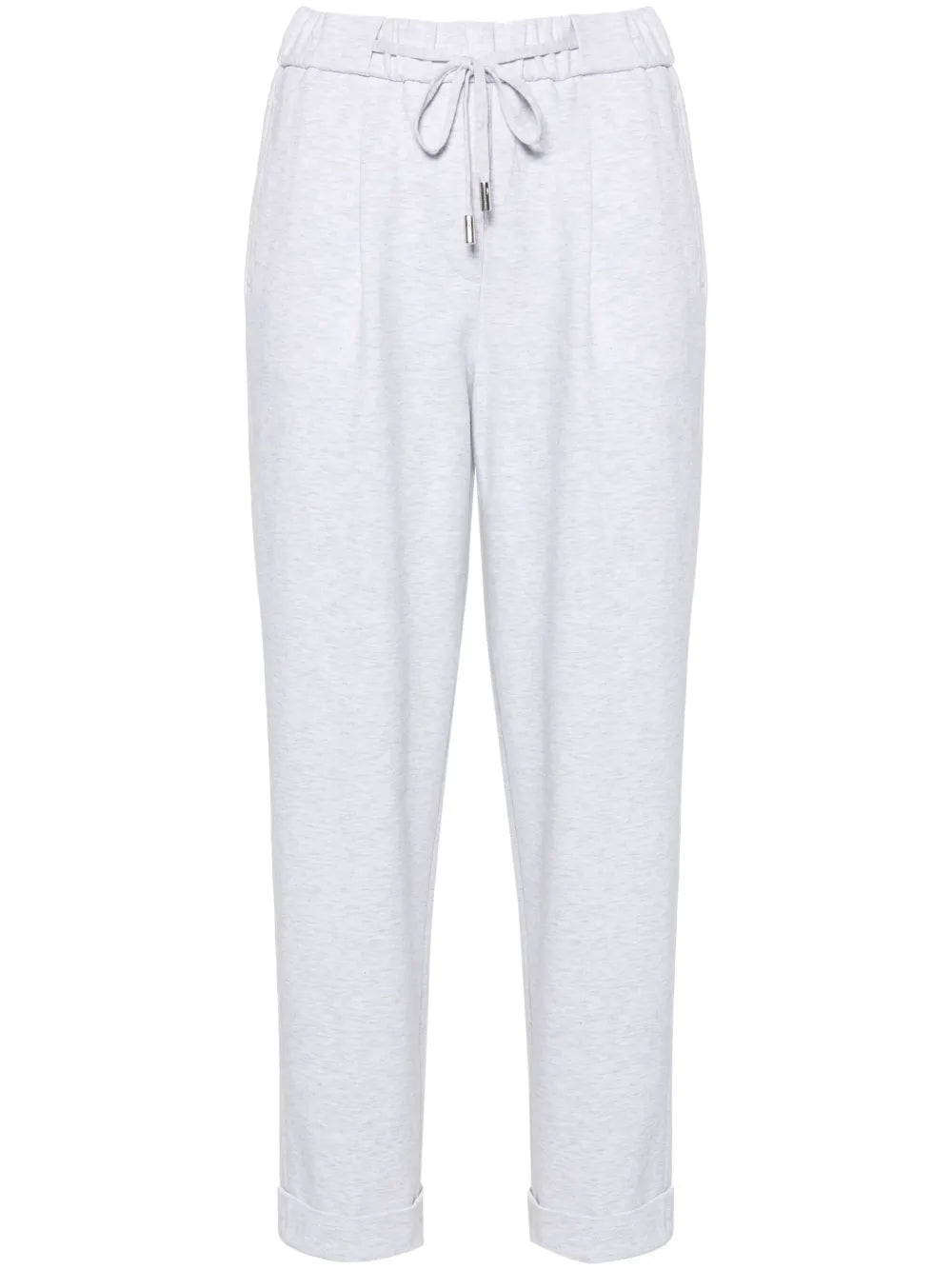 Mélange-Effect Track Pants