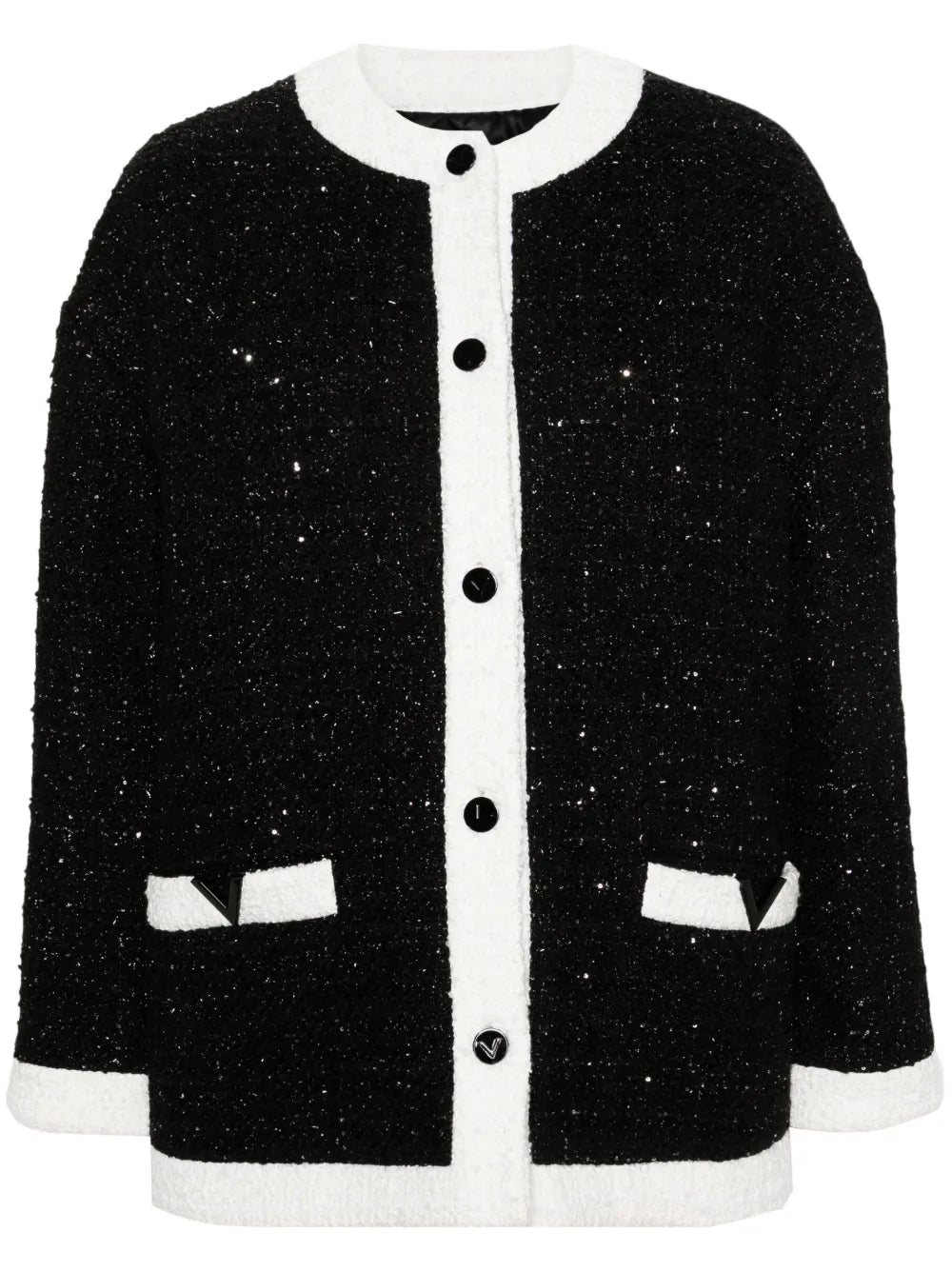 Caban Sequinned Tweed Jacket