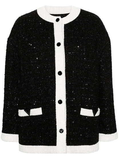 Caban Sequinned Tweed Jacket