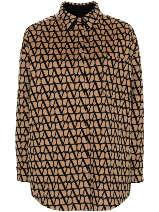 Toile Iconographe-Print Reversible Coat