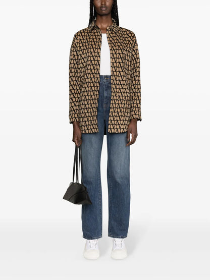 Toile Iconographe-Print Reversible Coat