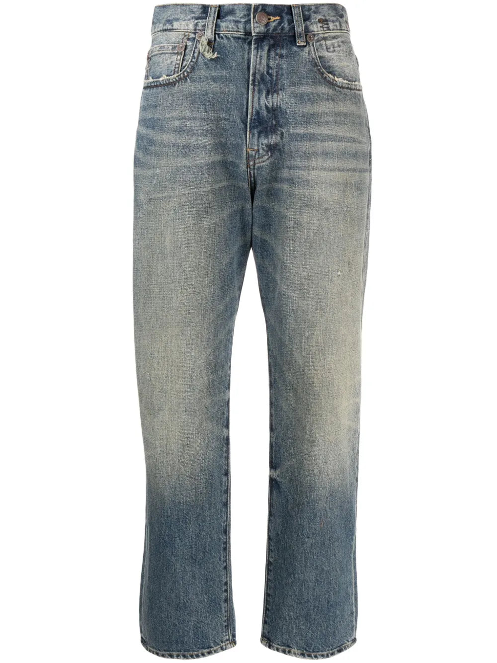 Cropped Wide-Leg Jeans