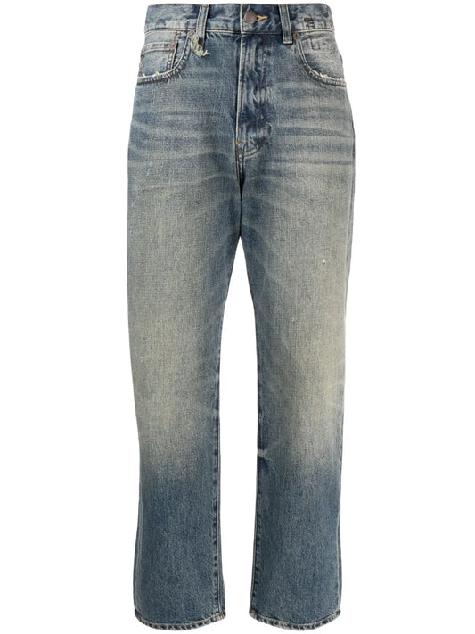 Cropped Wide-Leg Jeans