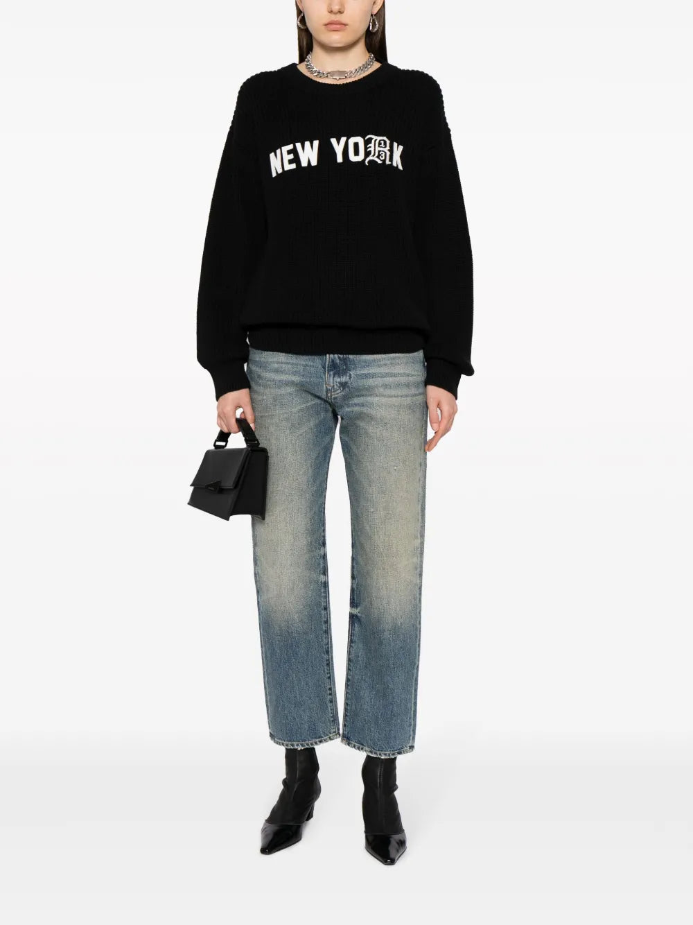 Cropped Wide-Leg Jeans