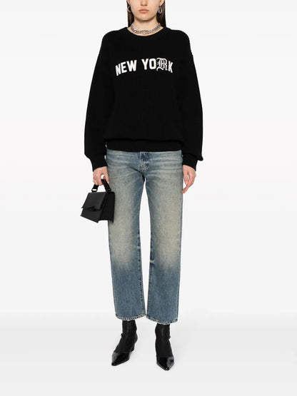 Cropped Wide-Leg Jeans