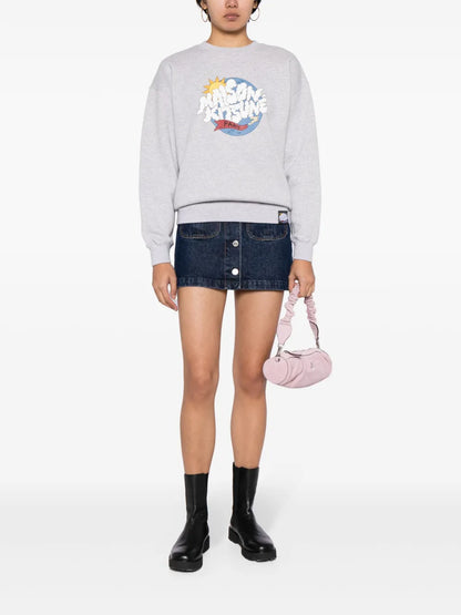 Logo-Print Cotton Sweatshirt