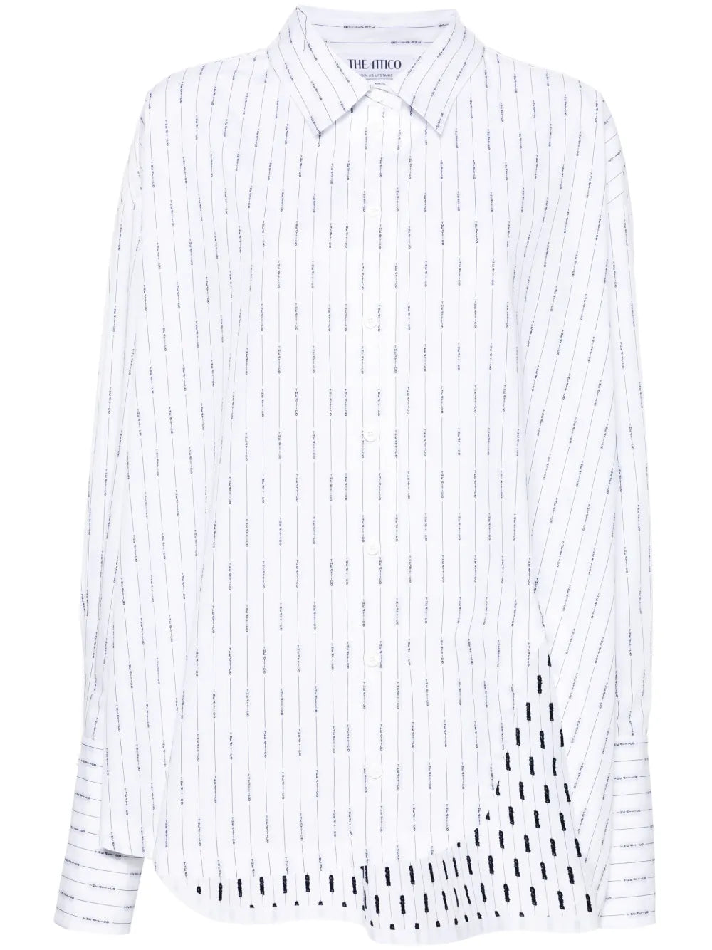 Asymmetric Striped Shirt