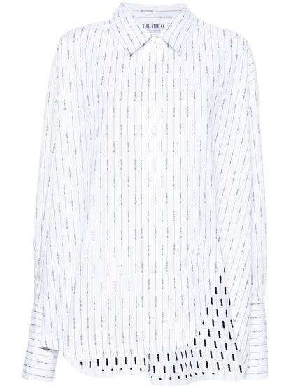 Asymmetric Striped Shirt