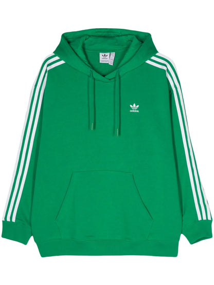 Logo-Embroidered Drop Shoulder Hoodie