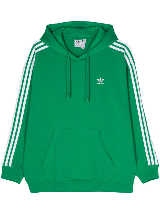 Logo-Embroidered Drop Shoulder Hoodie