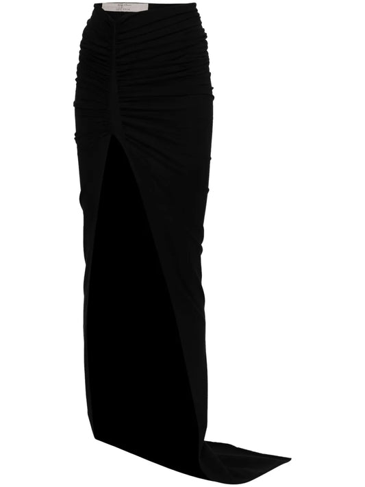 Asymmetric High-Waist Skirt